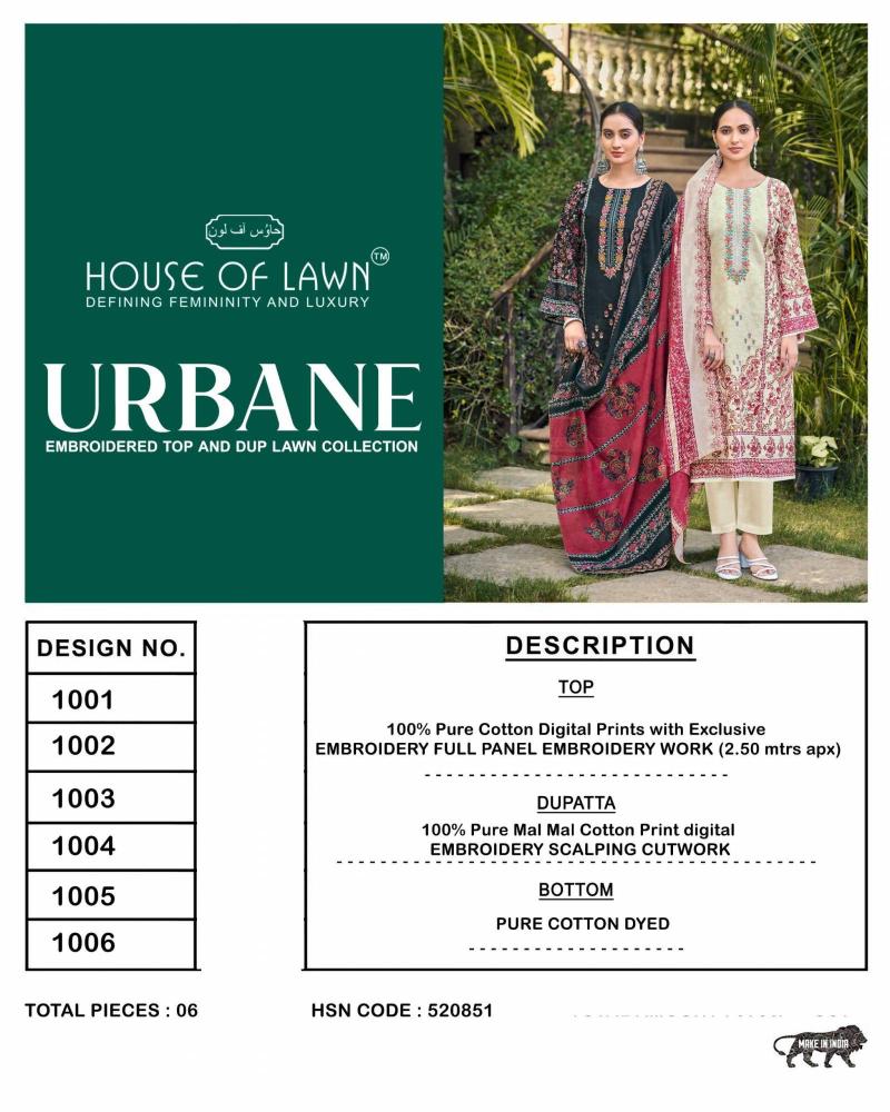 House of Lawn Urbane Dress material manufacturers in Kolkata