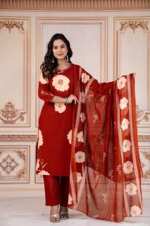 Janni cotton 3pcs Kurti exporters in Kolkata