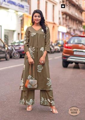 Kadlee heer vol 2 coord set Wholesale Kurtis