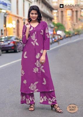 Kadlee heer vol 2 coord set Wholesale Kurtis