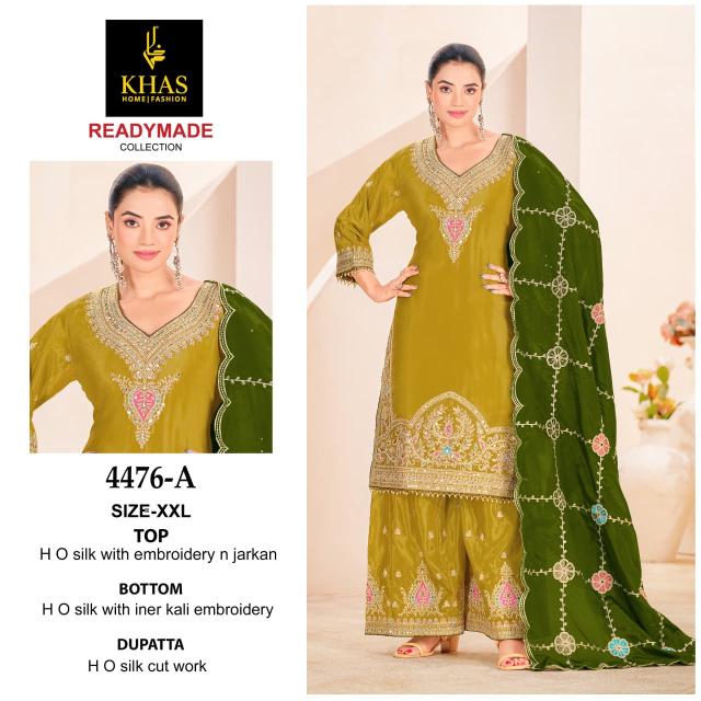 Khas 4476 A To C Silk Bulk Pakistani suits online