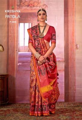 Kreshva patola royal Wholesale saree supplier in Mumbai