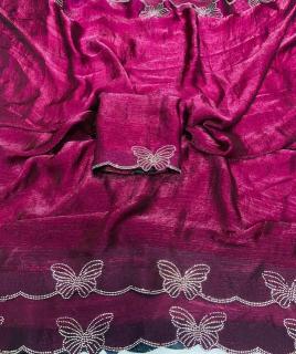 Krishnavi fandy butterfly Saree wholesale market