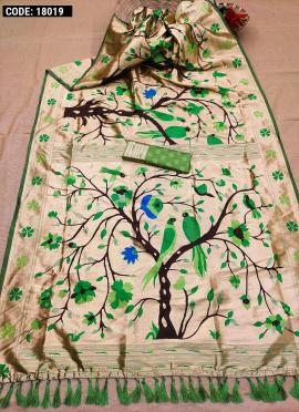 Krishnavi perrot design Wholesale saree market in India