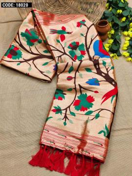 Krishnavi perrot design Wholesale saree market in India