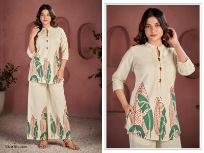 Ladies flavour printed coord set Wholesale Kurti supplier near me