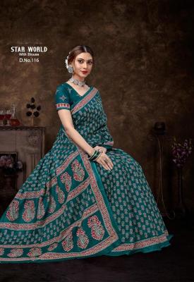 Lakhani cotton Surat saree wholesale market