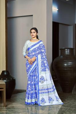 Lakhani mulmul silk cotton Bulk Saree suppliers