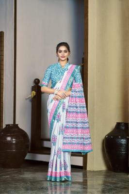 Lakhani mulmul silk cotton Bulk Saree suppliers