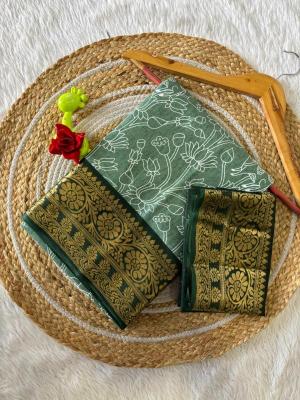 Lakhani pichwai kalamkari cotton Bulk saree suppliers in mumbai