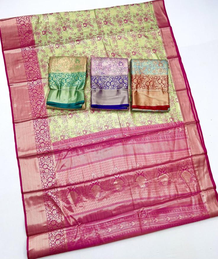 Malhar kanjivaram silk Bulk saree dealers in Surat