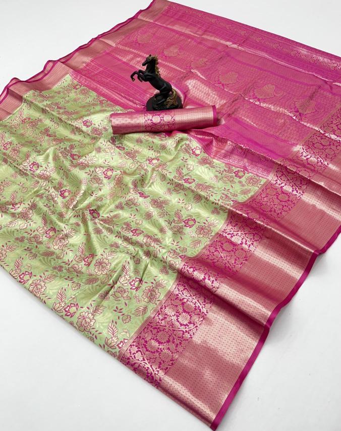 Malhar kanjivaram silk Bulk saree dealers in Surat
