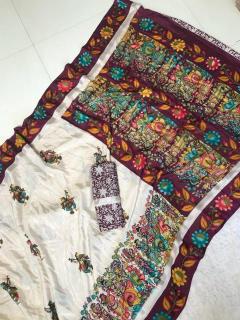 Malhar zuhi vol kalamkari Saree distributors in India