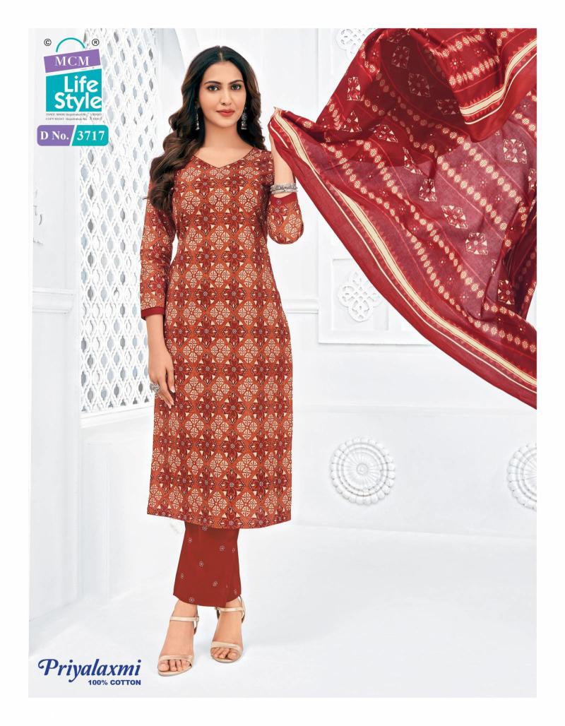 Mcm Priyalaxmi Vol 37 Cotton dress materials wholesale