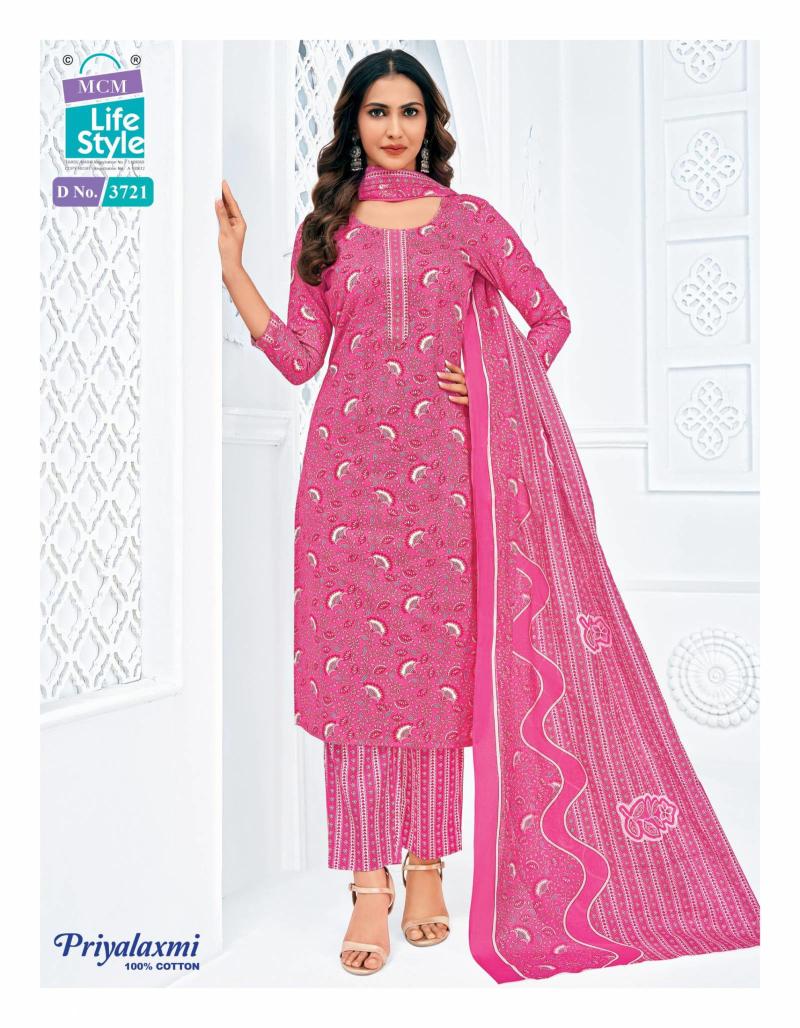 Mcm Priyalaxmi Vol 37 Cotton dress materials wholesale