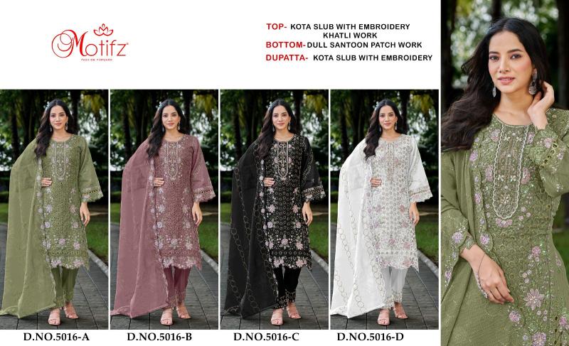 Motifz 5016 Kota Slub Wholesale salwar kameez market in Ahmedabad