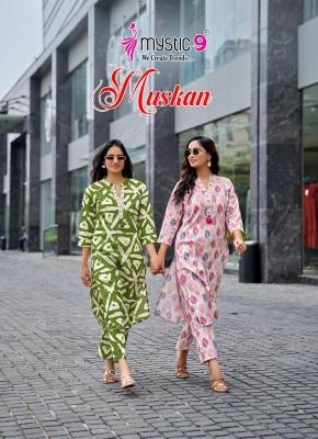 Mystic9 muskan vol 1 coord set Wholesale Kurti suppliers in Delhi