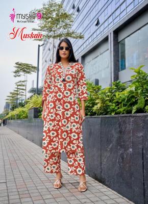 Mystic9 muskan vol 1 coord set Wholesale Kurti suppliers in Delhi