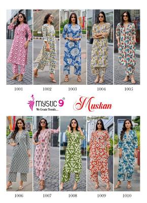 Mystic9 muskan vol 1 coord set Wholesale Kurti suppliers in Delhi