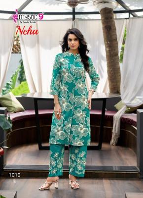Mystic9 neha vol 1 coord set Kurti manufacturers in Surat
