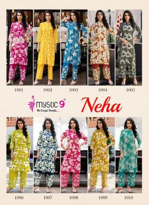 Mystic9 neha vol 1 coord set Kurti manufacturers in Surat