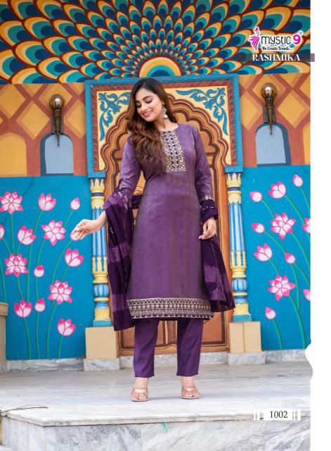 Mystic9 rashmika vol 1 Branded kurtis wholesale