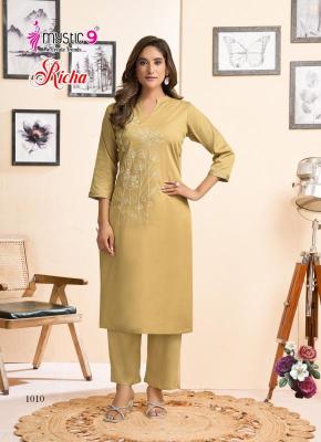 Mystic9 richa vol 1 coord set Buy wholesale Kurtis online