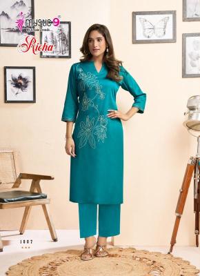 Mystic9 richa vol 1 coord set Buy wholesale Kurtis online