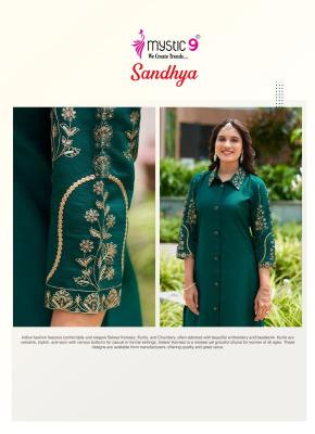 Mystic9 sandhya vol 1 coord set Wholesale Kurtis in Ahmedabad
