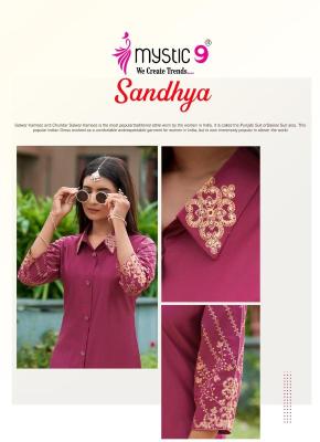 Mystic9 sandhya vol 1 coord set Wholesale Kurtis in Ahmedabad