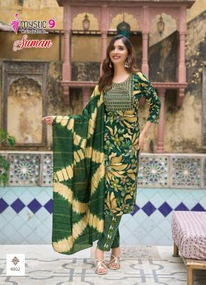 Mystic9 suman vol 4 Latest Kurti designs supplier in Hyderabad