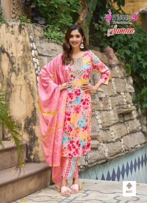 Mystic9 suman vol 4 Latest Kurti designs supplier in Hyderabad