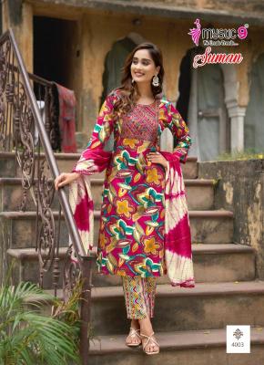 Mystic9 suman vol 4 Latest Kurti designs supplier in Hyderabad