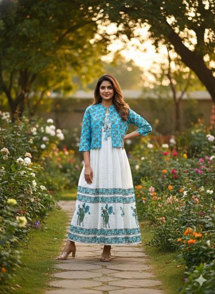 Naisha K 472 Mulmul Cotton Latest Kurti collection in mumbai