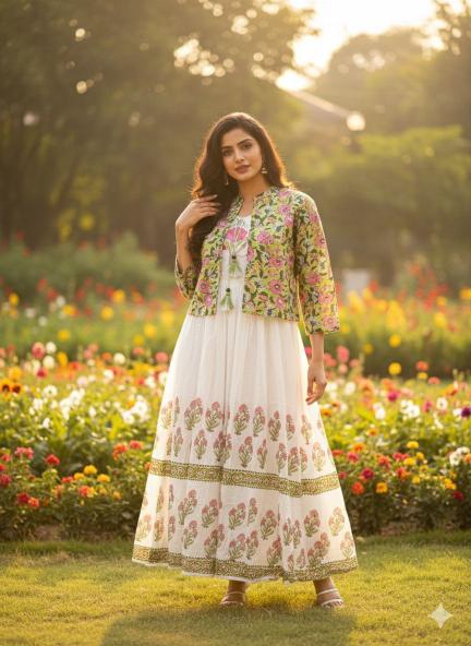 Naisha K 472 Mulmul Cotton Latest Kurti collection in mumbai