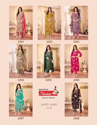 Navkar suffy gold vol 22 Designer kurtis at wholesale price in surat