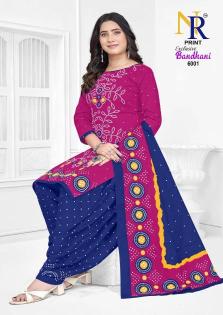 Nr exclusive bandhani vol- 6 Designer dress materials in Mumbai