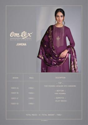 Omtex jimena Unstitched dress materials wholesale