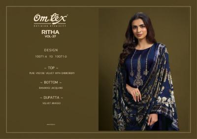 Omtex ritha vol 37 Dress material suppliers in India