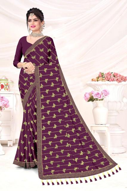 Ronisha d.no 45 Designer Saree manufacturer