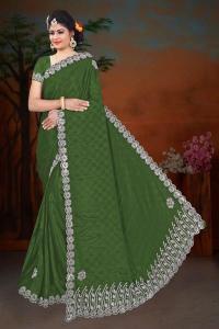 Ronisha d.no 48 chinon Saree Exporters from India