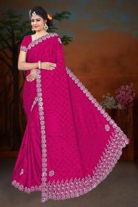 Ronisha d.no 48 chinon Saree Exporters from India
