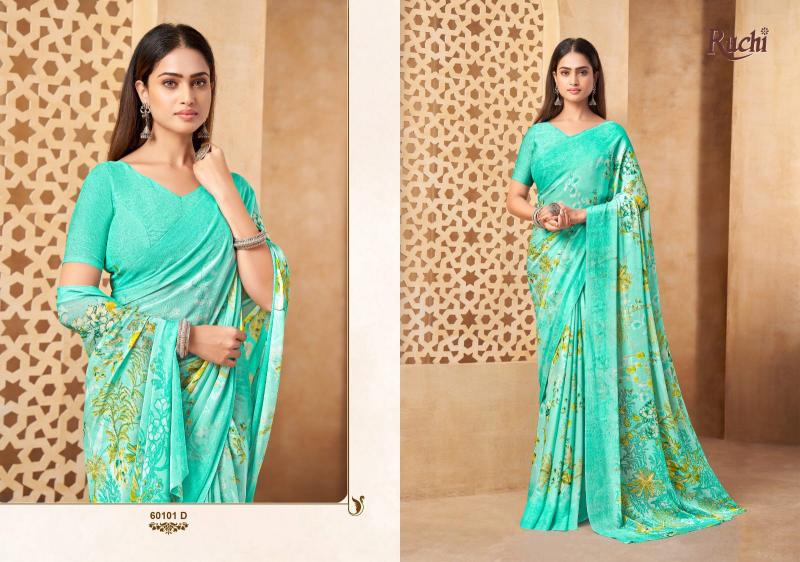 Ruchi Star Chiffon 216 Saree wholesale market in Mumbai