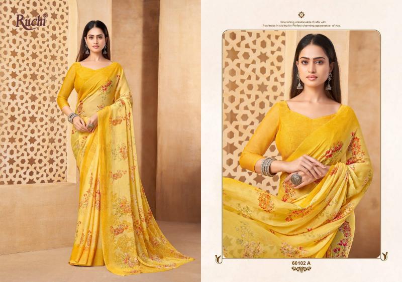 Ruchi Star Chiffon 216 Saree wholesale market in Mumbai