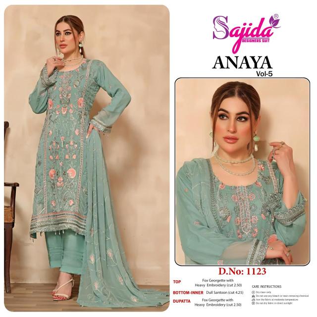 Sajida anaya vol 5 Designer salwar suits wholesale