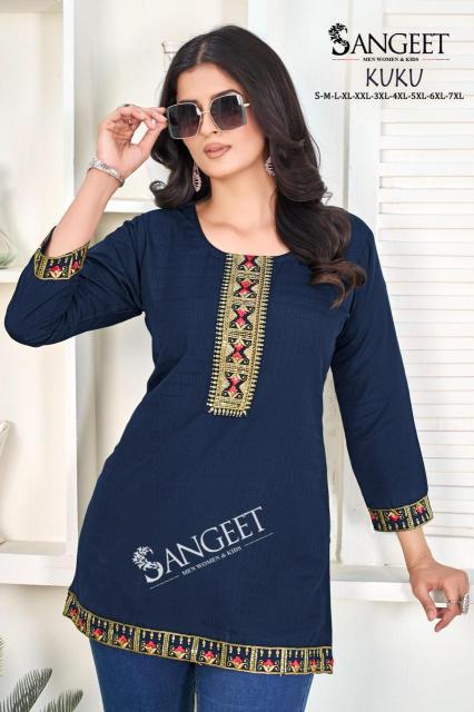 Sangeet kuku short tops Kurti supplier in Hyderabad