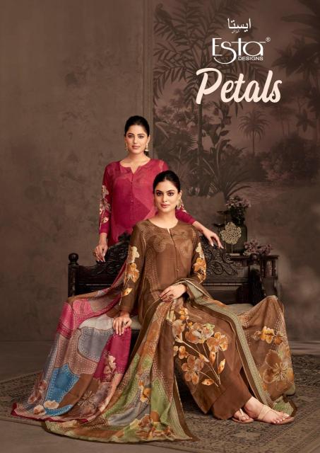 Shorya esta petals Designer dress material wholesale