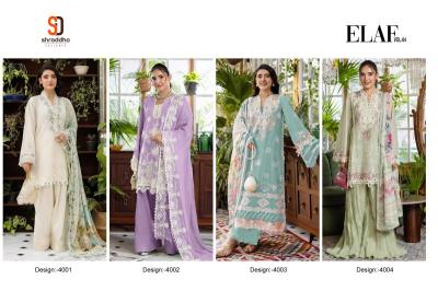 Shraddha elaf vol 4 Wholesale dress materials suppliers