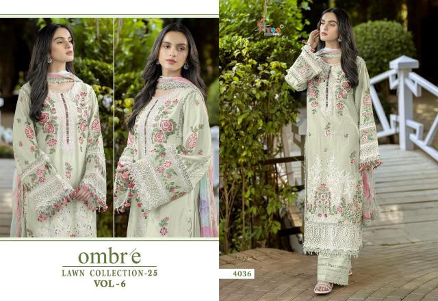 Shree fab ombre lawn collection vol 6 Bulk salwar kameez manufacturers