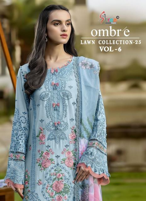 Shree fab ombre lawn collection vol 6 Bulk salwar kameez manufacturers